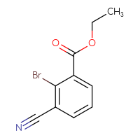 Chemical structure of ethyl 2-bromo-3-cyanobenzoate - CSSB00010149080