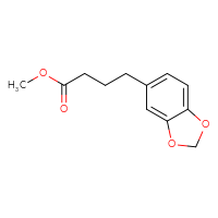 Chemical structure of methyl 4-(2H-1,3-benzodioxol-5-yl)butanoate - CSSB00010874043