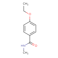 Chemical structure of 4-ethoxy-N-methylbenzamide - CSSB00000159880