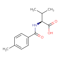 Chemical structure of (2S)-3-methyl-2-[(4-methylphenyl)formamido]butanoic acid - CSSB00000761065