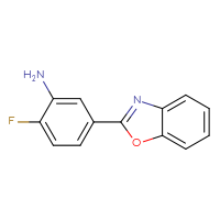 Chemical structure of 5-(1,3-benzoxazol-2-yl)-2-fluoroaniline - CSSB00007802138