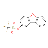 Chemical structure of 8-oxatricyclo[7.4.0.0²,⁷]trideca-1(9),2(7),3,5,10,12-hexaen-4-yl trifluoromethanesulfonate - CSSB03552506888