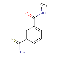 Chemical structure of 3-carbamothioyl-N-methylbenzamide - CSSB00011213760