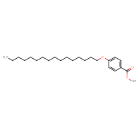 Chemical structure of methyl 4-(hexadecyloxy)benzoate - CSSB00015339922