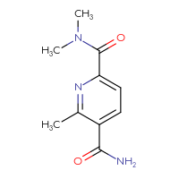 Chemical structure of N2,N2,6-trimethylpyridine-2,5-dicarboxamide - CSSB02270736731