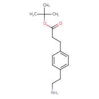 Chemical structure of tert-butyl 3-[4-(2-aminoethyl)phenyl]propanoate - CSSB00015188149