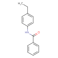 Chemical structure of N-(4-ethylphenyl)benzamide - CSSB00000384058