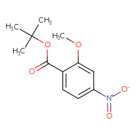 Chemical structure of tert-butyl 2-methoxy-4-nitrobenzoate - CSSB00008317445