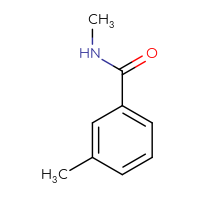 Chemical structure of N,3-dimethylbenzamide - CSSB00000159928