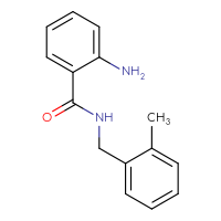 Chemical structure of 2-amino-N-[(2-methylphenyl)methyl]benzamide - CSSB00000393226