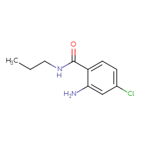 Chemical structure of 2-amino-4-chloro-N-propylbenzamide - CSSB00000741975