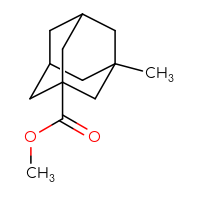 Chemical structure of methyl 3-methyladamantane-1-carboxylate - CSSB00013329491