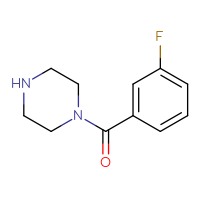 Chemical structure of 1-(3-fluorobenzoyl)piperazine - CSSB00000246653