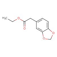 Chemical structure of ethyl 2-(2H-1,3-benzodioxol-5-yl)acetate - CSSB00000054207