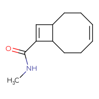 Chemical structure of (4Z)-N-methylbicyclo[6.2.0]deca-4,9-diene-9-carboxamide - CSSB09891458006