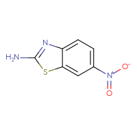 Chemical structure of 6-nitro-1,3-benzothiazol-2-amine - CSSB00000210969