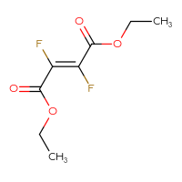 Chemical structure of 1,4-diethyl (2E)-2,3-difluorobut-2-enedioate - CSSB02129357216