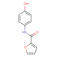 Chemical structure of N-(4-hydroxyphenyl)furan-2-carboxamide - CSSB00000184334