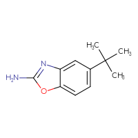 Chemical structure of 5-tert-butyl-1,3-benzoxazol-2-amine - CSSB00000766153