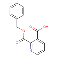Chemical structure of 2-[(benzyloxy)carbonyl]pyridine-3-carboxylic acid - CSSB00010077416