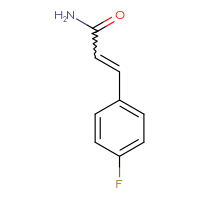 Chemical structure of 3-(4-fluorophenyl)prop-2-enamide - CSSB00116292881