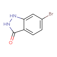 Chemical structure of 6-bromo-2,3-dihydro-1H-indazol-3-one - CSSB00012353722