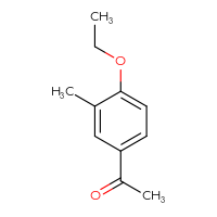 Chemical structure of 1-(4-ethoxy-3-methylphenyl)ethan-1-one - CSSB00011826144