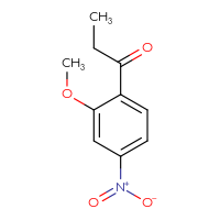 Chemical structure of 1-(2-methoxy-4-nitrophenyl)propan-1-one - CSSB00010245114