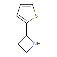 Chemical structure of 2-(thiophen-2-yl)azetidine - CSSB00011257396