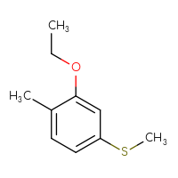 Chemical structure of 2-ethoxy-1-methyl-4-(methylsulfanyl)benzene - CSSB00009846935