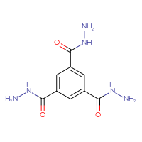 Chemical structure of benzene-1,3,5-tricarbohydrazide - CSSB00161116151