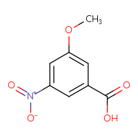 Chemical structure of 3-methoxy-5-nitrobenzoic acid - CSSB00000024125