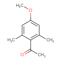 Chemical structure of 1-(4-methoxy-2,6-dimethylphenyl)ethan-1-one - CSSB00000081528