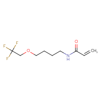Chemical structure of N-[4-(2,2,2-trifluoroethoxy)butyl]prop-2-enamide - CSMB00697466520