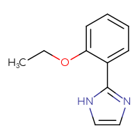 Chemical structure of 2-(2-ethoxyphenyl)-1H-imidazole - CSSB00012000912