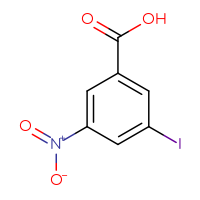 Chemical structure of 3-iodo-5-nitrobenzoic acid - CSSB00000695263