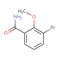 Chemical structure of 3-bromo-2-methoxybenzamide - CSSB00010146779