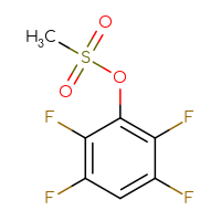 Chemical structure of 2,3,5,6-tetrafluorophenyl methanesulfonate - CSSB00103314122