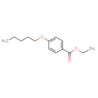 Chemical structure of ethyl 4-(pentyloxy)benzoate - CSSB00000256798