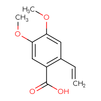 Chemical structure of 2-ethenyl-4,5-dimethoxybenzoic acid - CSSB00010097090