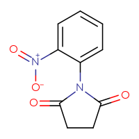 Chemical structure of 1-(2-nitrophenyl)pyrrolidine-2,5-dione - CSSB00000022934