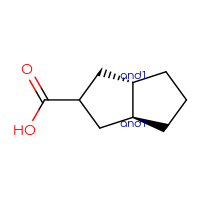 Chemical structure of rac-(3aR,6aR)-octahydropentalene-2-carboxylic acid - CSSB14940899508