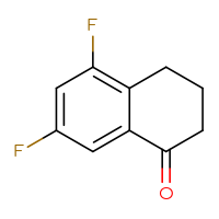 Chemical structure of 5,7-difluoro-1,2,3,4-tetrahydronaphthalen-1-one - CSSB00011742506