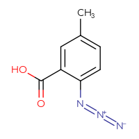 Chemical structure of 2-azido-5-methylbenzoic acid - CSSB00010395933