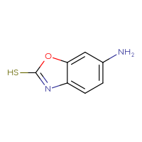 Chemical structure of 6-amino-1,3-benzoxazole-2-thiol - CSSB00000686757