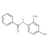 Chemical structure of N-(4-hydroxy-2-methylphenyl)benzamide - CSSB00000490369
