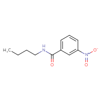 Chemical structure of N-butyl-3-nitrobenzamide - CSSB00000002820