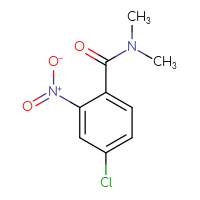 Chemical structure of 4-chloro-N,N-dimethyl-2-nitrobenzamide - CSSB00000159555
