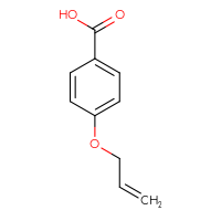Chemical structure of 4-(prop-2-en-1-yloxy)benzoic acid - CSSB00000216320