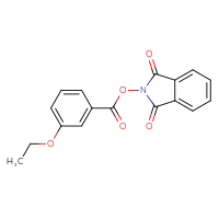 Chemical structure of 1,3-dioxo-2,3-dihydro-1H-isoindol-2-yl 3-ethoxybenzoate - CSSB00133015642